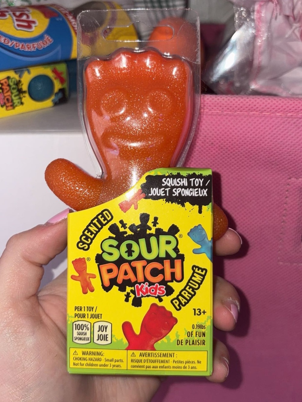 New in box; Scented Orange sour patch kids squishy Toy - Squishy Plush Toy